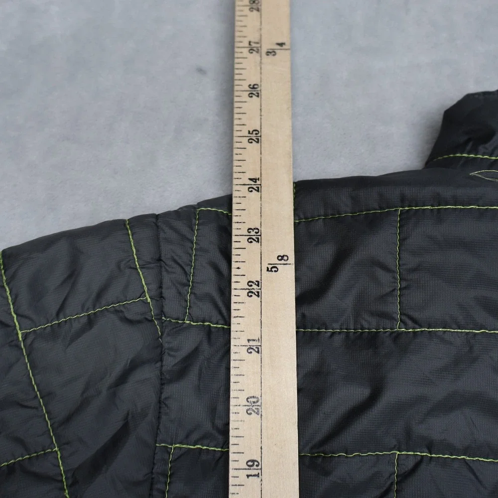 Patagonia Nano Puff Jacket Kids XL 14 Gray Insulated Light Pack Quilted Full Zip